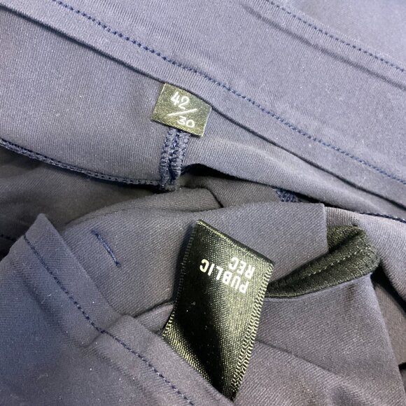 Public Rec Pants Men's 42/30 Navy Blue Zipper Pockets - Picture 11 of 11